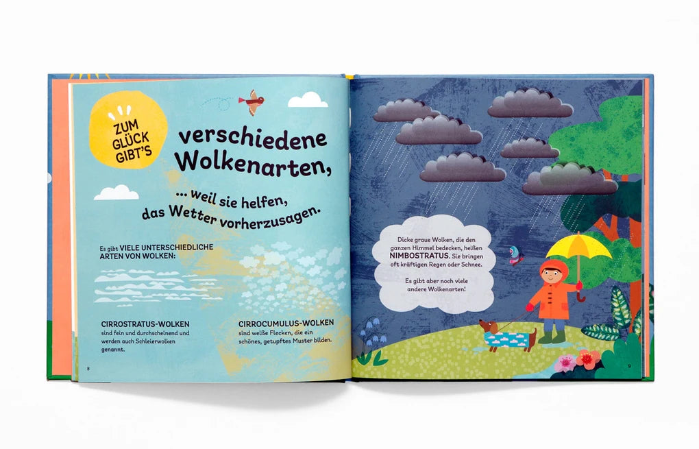 Zum Glück gibt's Wolken und Regen, Kinderbuch, Laurence King Verlag