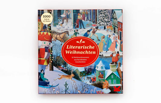 Literarische Weihnachten, 1000 Teile Puzzle, Laurence King Verlag