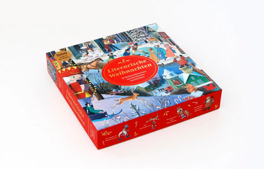 Literarische Weihnachten, 1000 Teile Puzzle, Laurence King Verlag