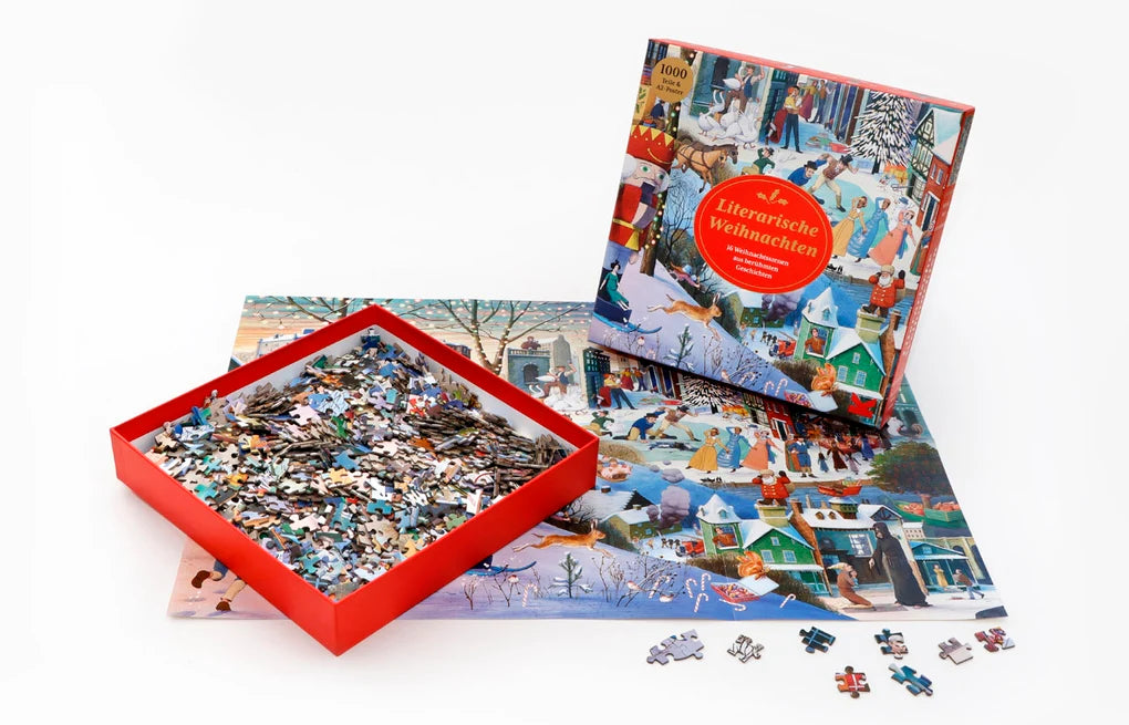 Literarische Weihnachten, 1000 Teile Puzzle, Laurence King Verlag