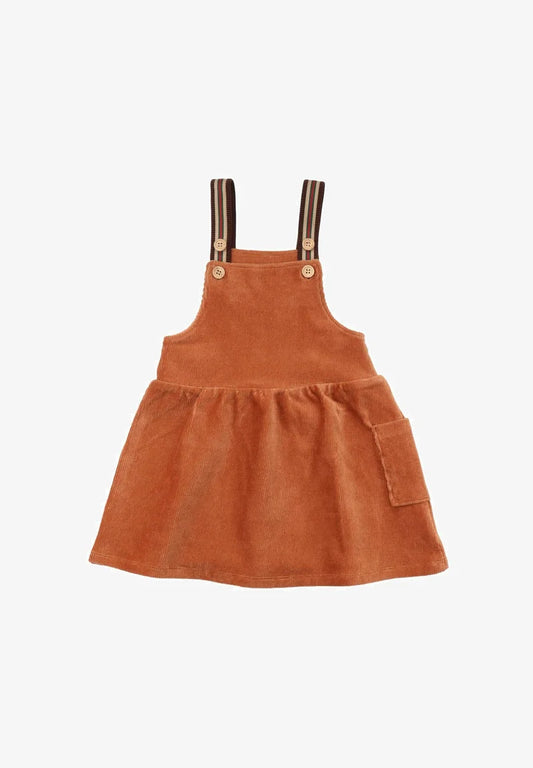 Walkiddy Latzkleid mocha bisque Cord