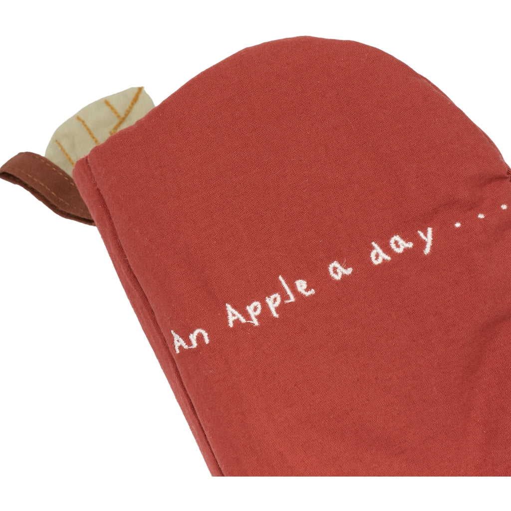 Fabelab Babybuch aus Stoff, red apple