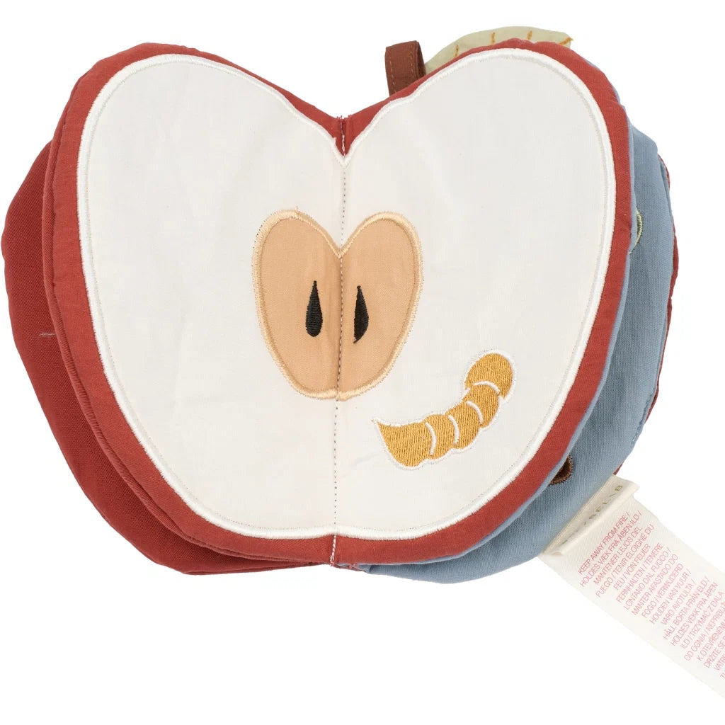 Fabelab Babybuch aus Stoff, red apple