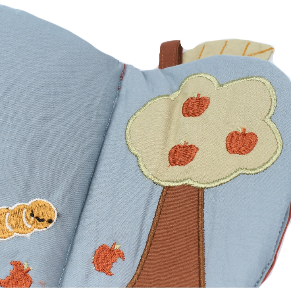 Fabelab Babybuch aus Stoff, red apple