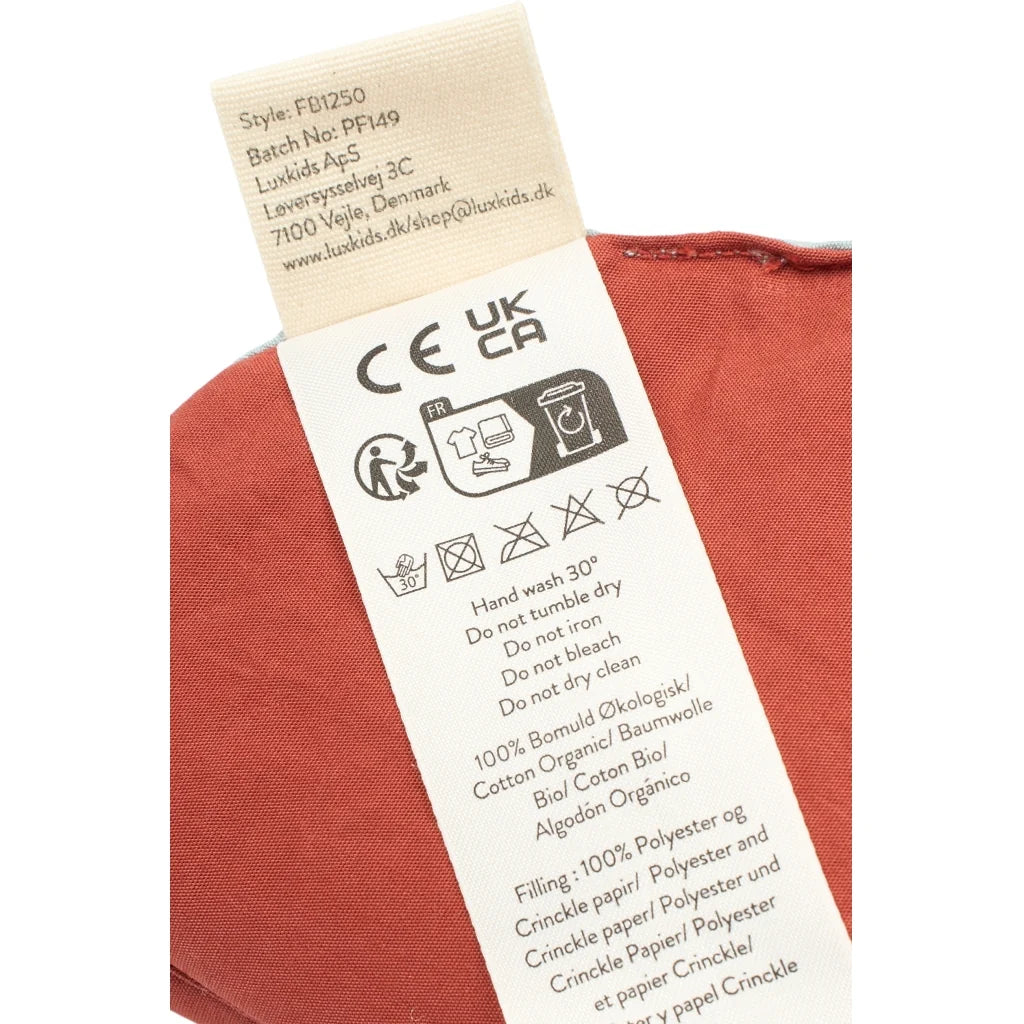 Fabelab Babybuch aus Stoff, red apple