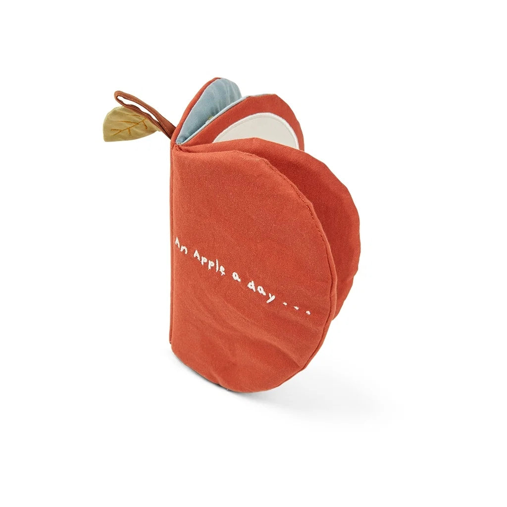 Fabelab Babybuch aus Stoff, red apple