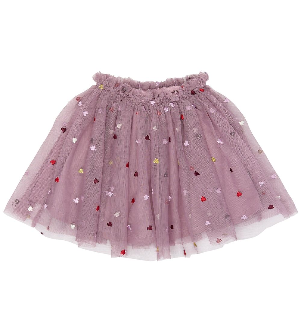 The New TNSTVadia Mesh Skirt, Tüllrock, elderberry EMB