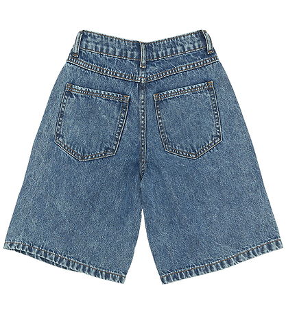 The New TNSvende Long Baggy Fit Denim Shorts, light blue denim