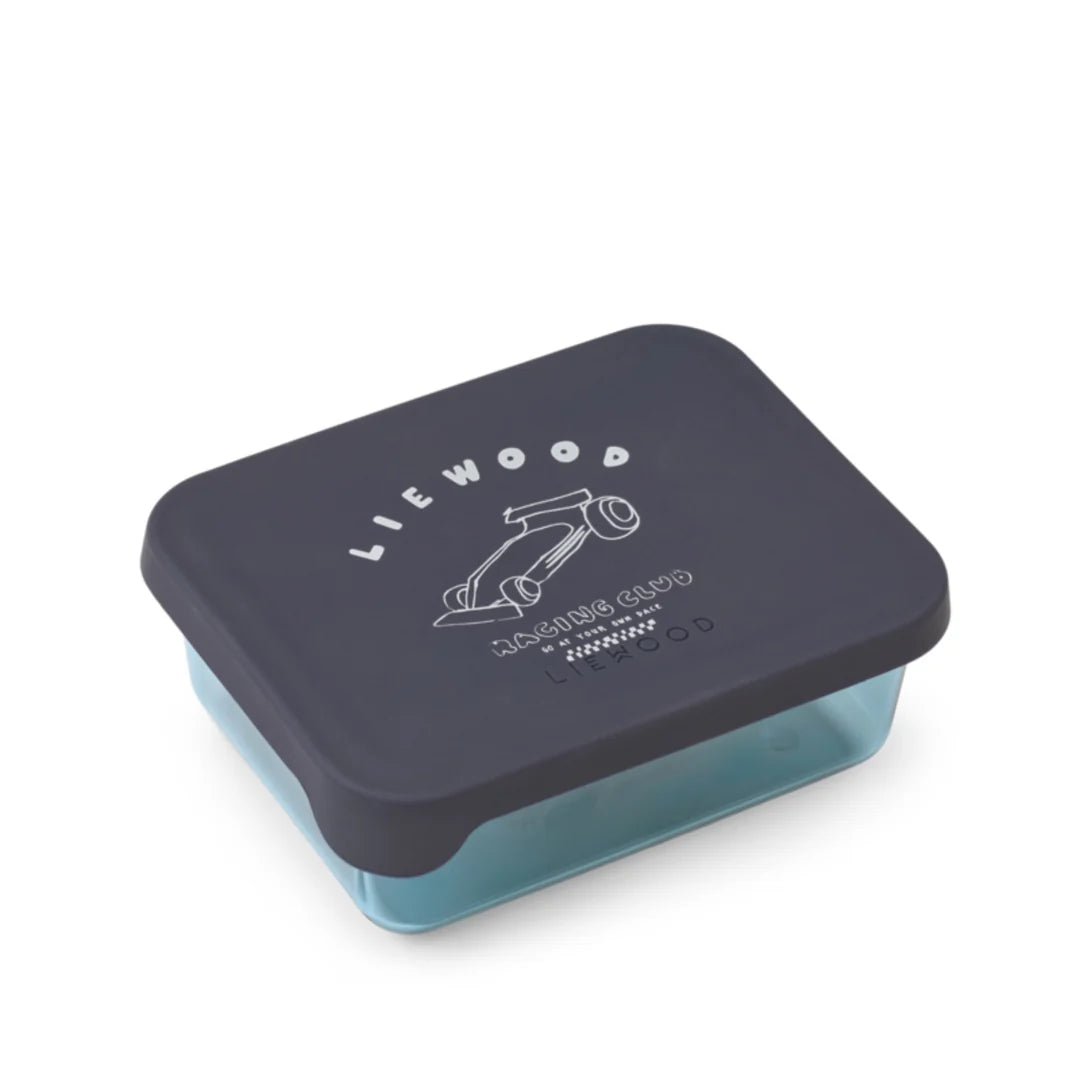 Liewood Ako Brotdose, Tritan-Snack-Box Race car / Classic navy