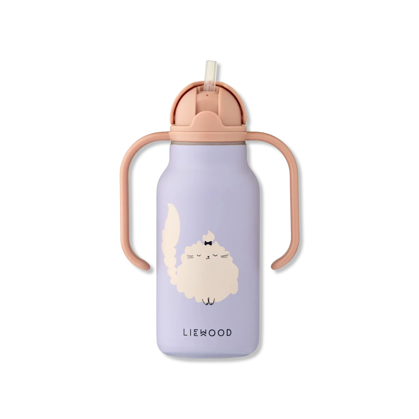 Liewood Kimmie Edelstahlflasche 250 ml Cat / Warm lilac