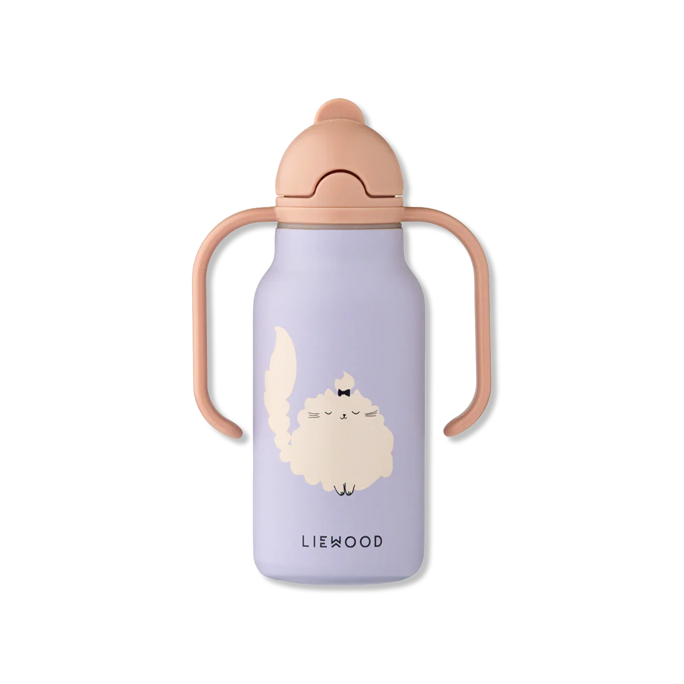 Liewood Kimmie Edelstahlflasche 250 ml Cat / Warm lilac