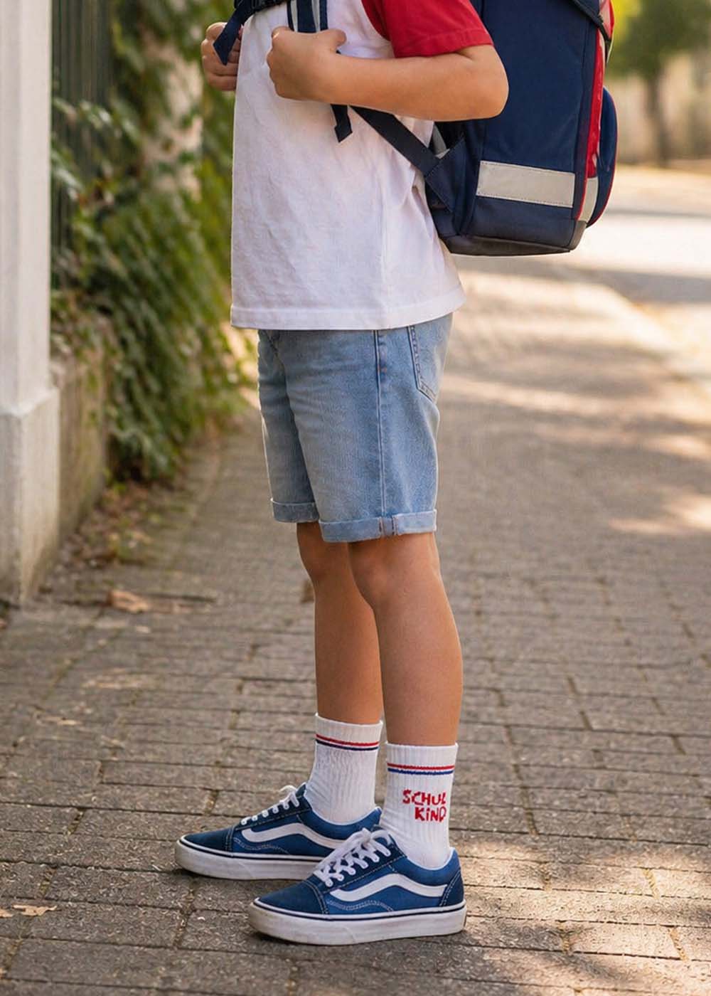 J.Clay Tennissocken Schulkind red blue