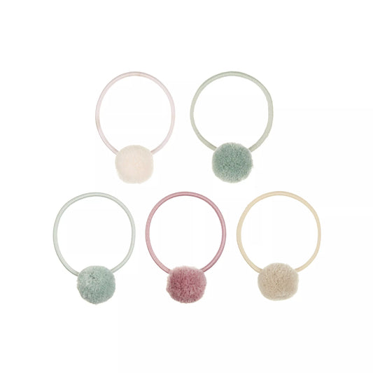 Mimi & Lula Pom Pom Ponies Haargummies 5 Pack