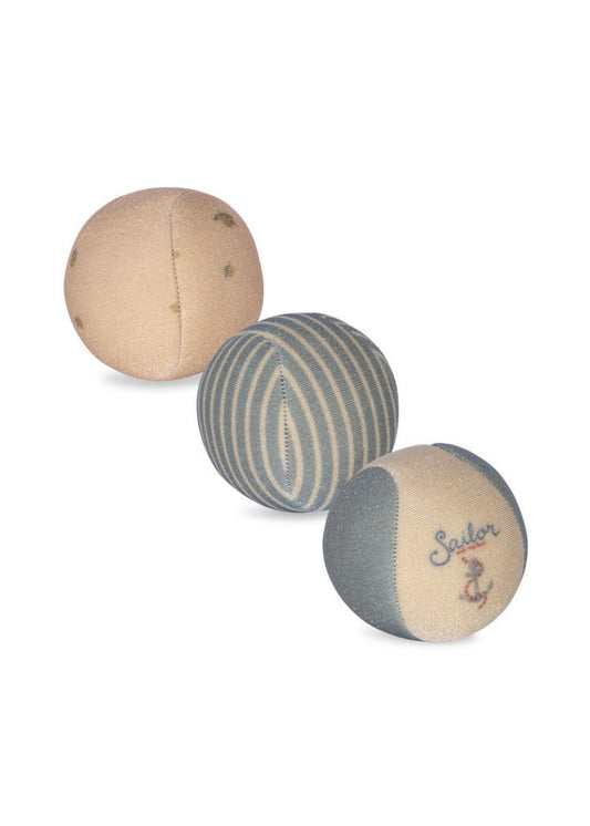 Konges Slojd Neopren Balls 3-Pack Lemon, Beach BÄlle