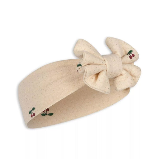 Konges Slojd Sui New Bambi Bonnet GOTS cherry, Haarband, Stirnband