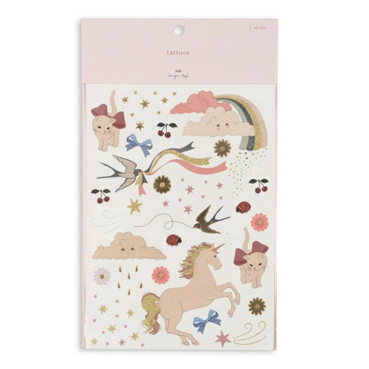 Konges Slojd Tattoos Regenbogen 2 sheets