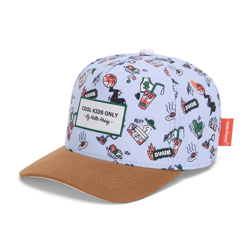 Hello Hossy Cap, blau, braun, Sport Emojis