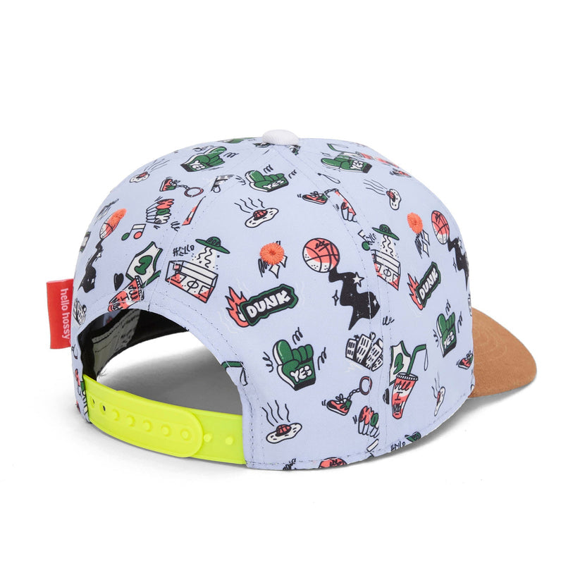 Hello Hossy Cap, blau, braun, Sport Emojis