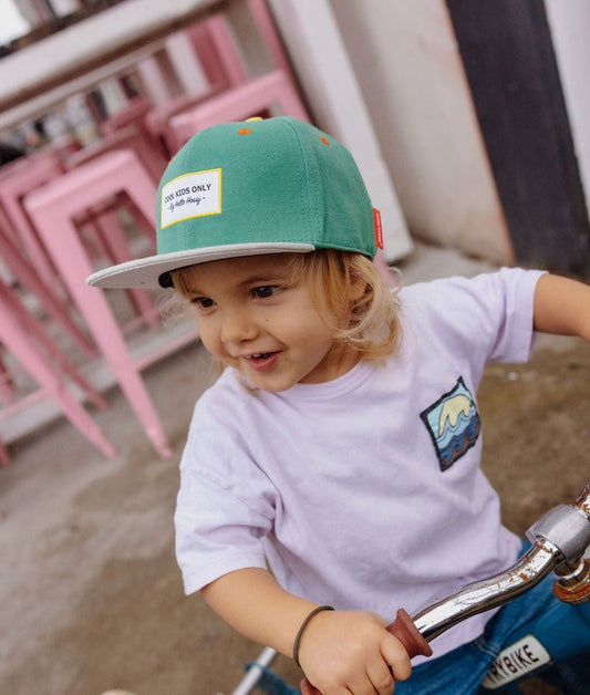 Hello Hossy Cap, grün, mint, "Cool Kids only"