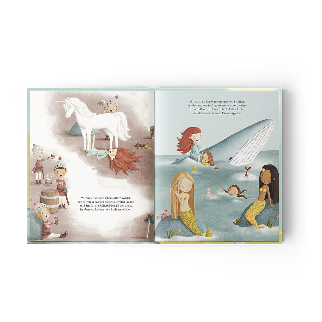 Zwei Mädchen im Glück, Kinderbuch, Klee & Eich