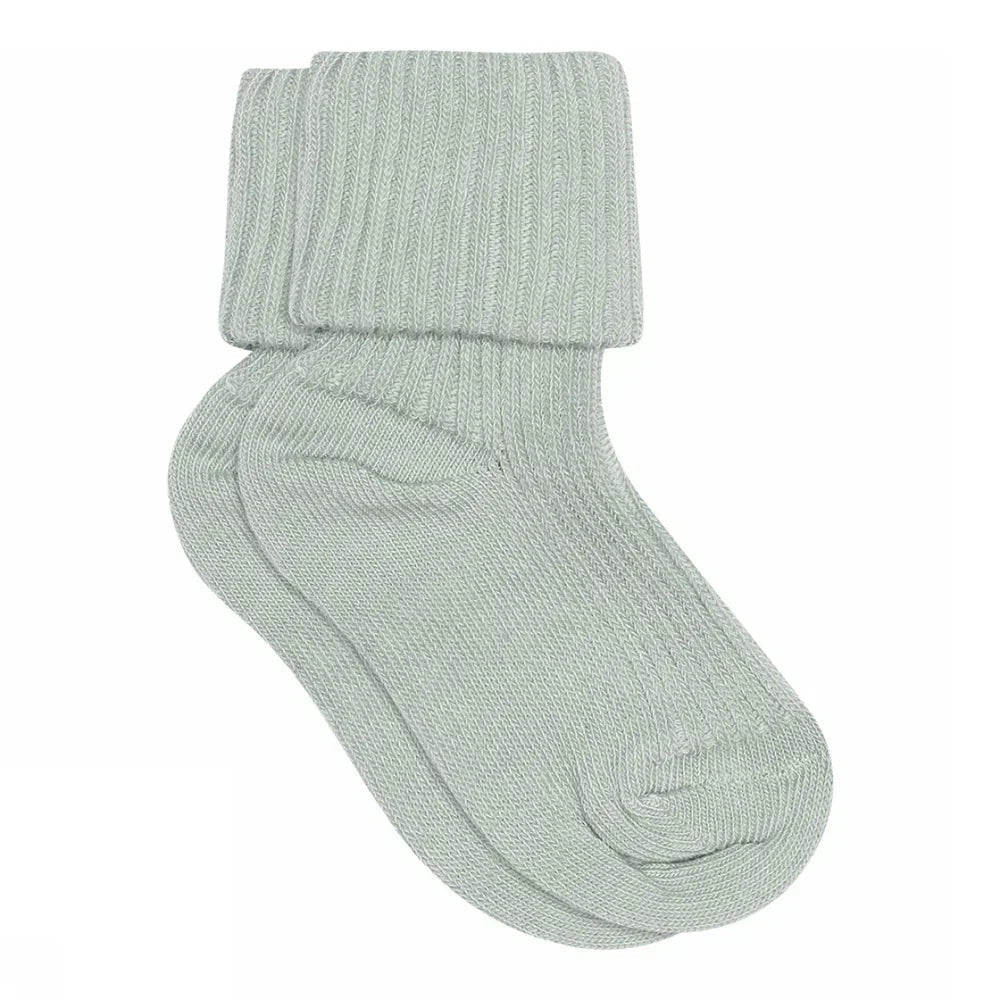 MP Denmark Cotton Rib Babysocks, Socken, grey mist, 10 5330 4082