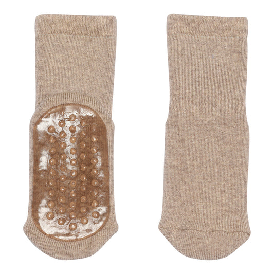 mp Denmark Stoppersocken Light Brown Melange 7953