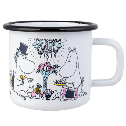 Muurla Moomins Becher aus Emaille 3,7dl Date Night