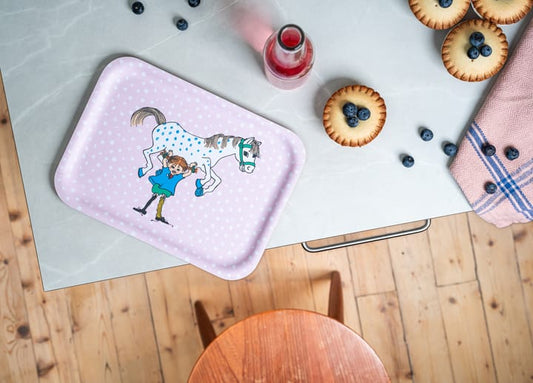 Muurla Tablett Pippi Langstrumpf rosa 27x20c