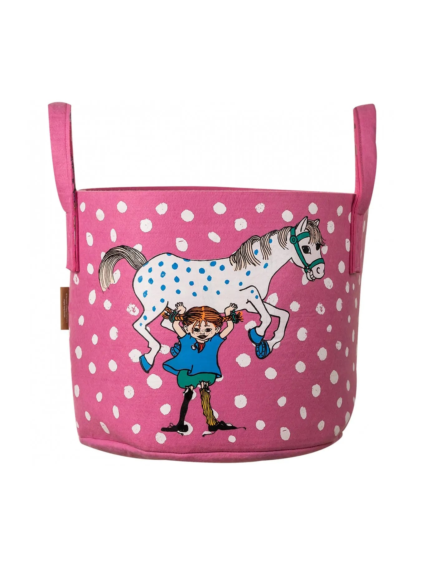 Muurla Aufbewahrungskorb Pippi Langstrumpf pink 30l