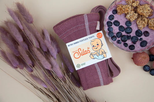 Silly Silas Leggings Footless Tights Acai Smoothie