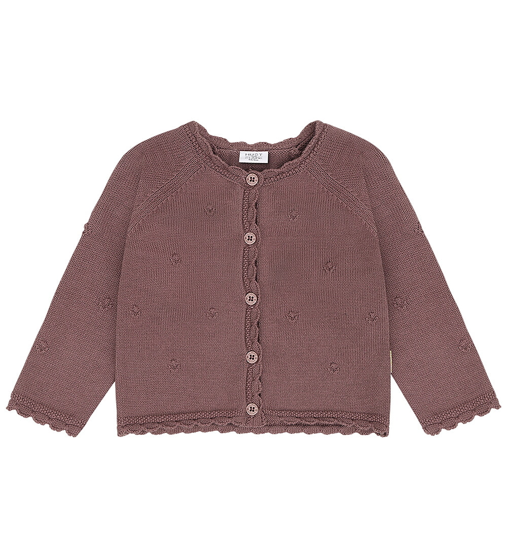 Hust & Claire HCCilja Pointelle Cardigan plum, mauve