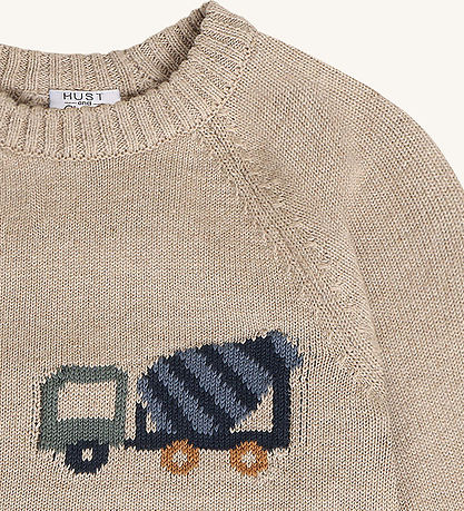 Hust & Claire HCPelle Trucks Pullover Strickpullover, beige melange
