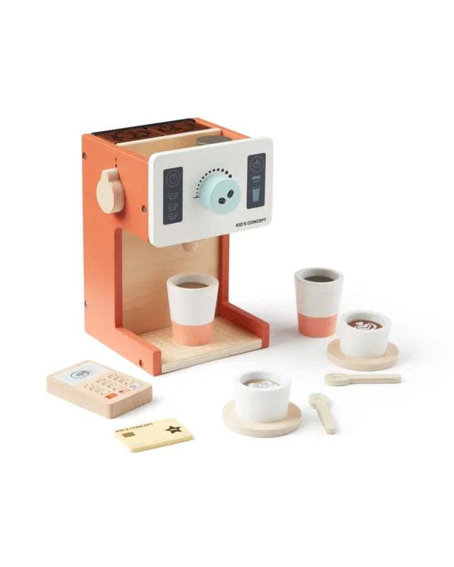Kids Concept Cafébar, Kaffeemaschine Holzspielzeug