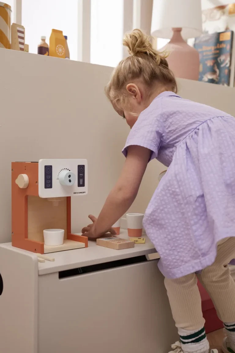 Kids Concept Cafébar, Kaffeemaschine Holzspielzeug