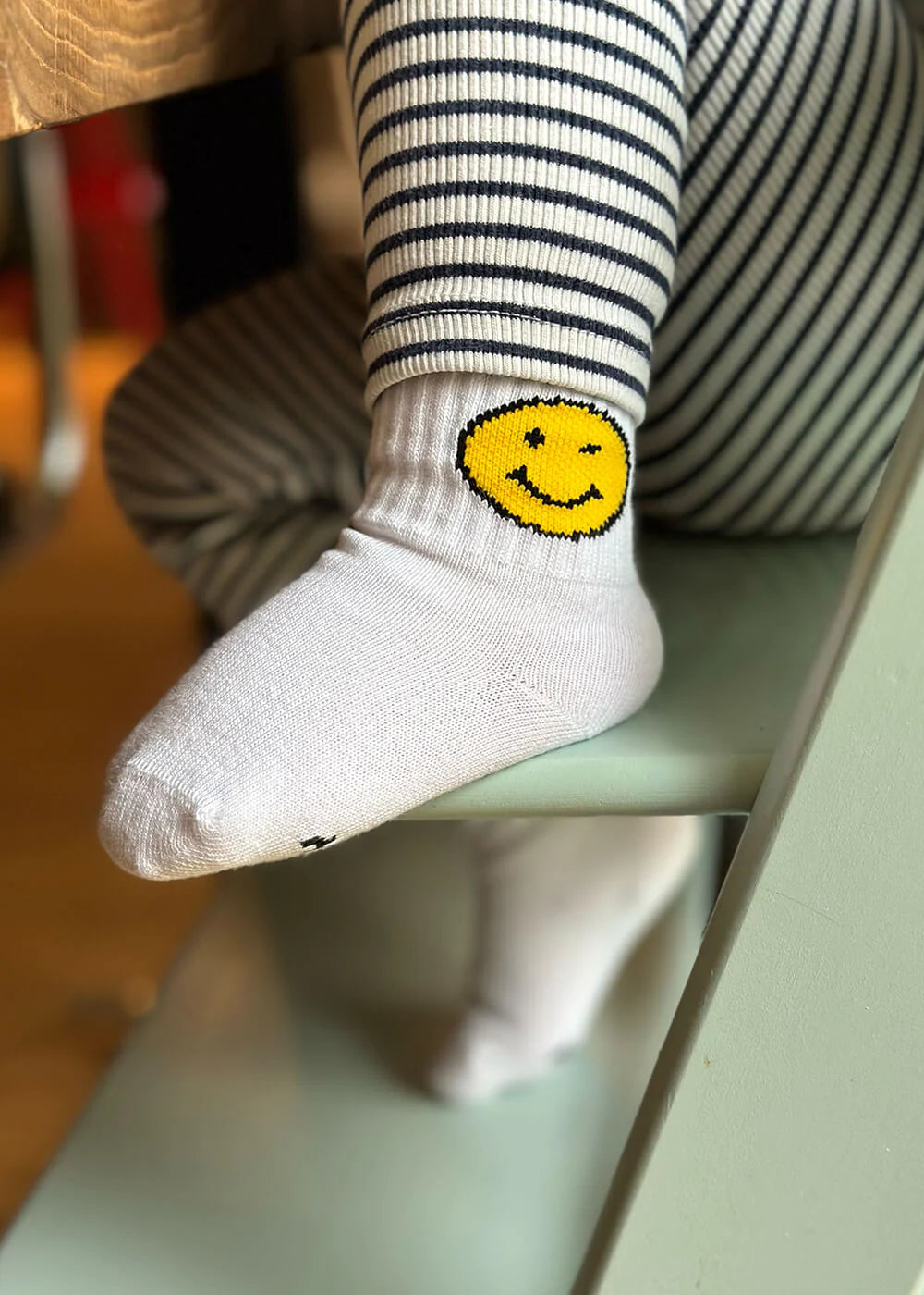 J.Clay Tennissocken weiß Smiley