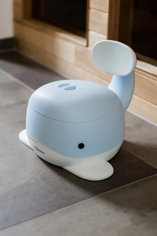 Kindsgut Kindertöpfchen Potty Pottwal hellblau