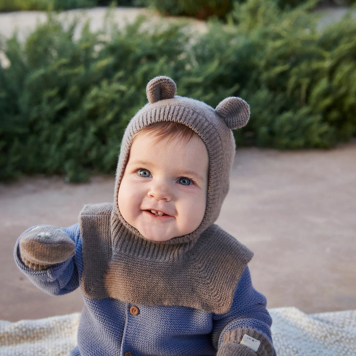 MP Denmark Helsinki Balaclava mit Wolle und Cashmere, denver melange