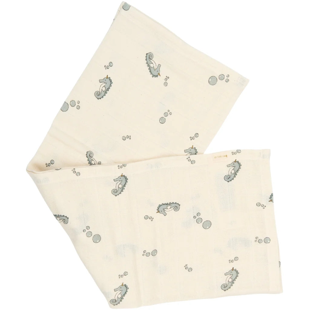 Fabelab Musselintücher Under The Sea, wood thrush, 4-Pack