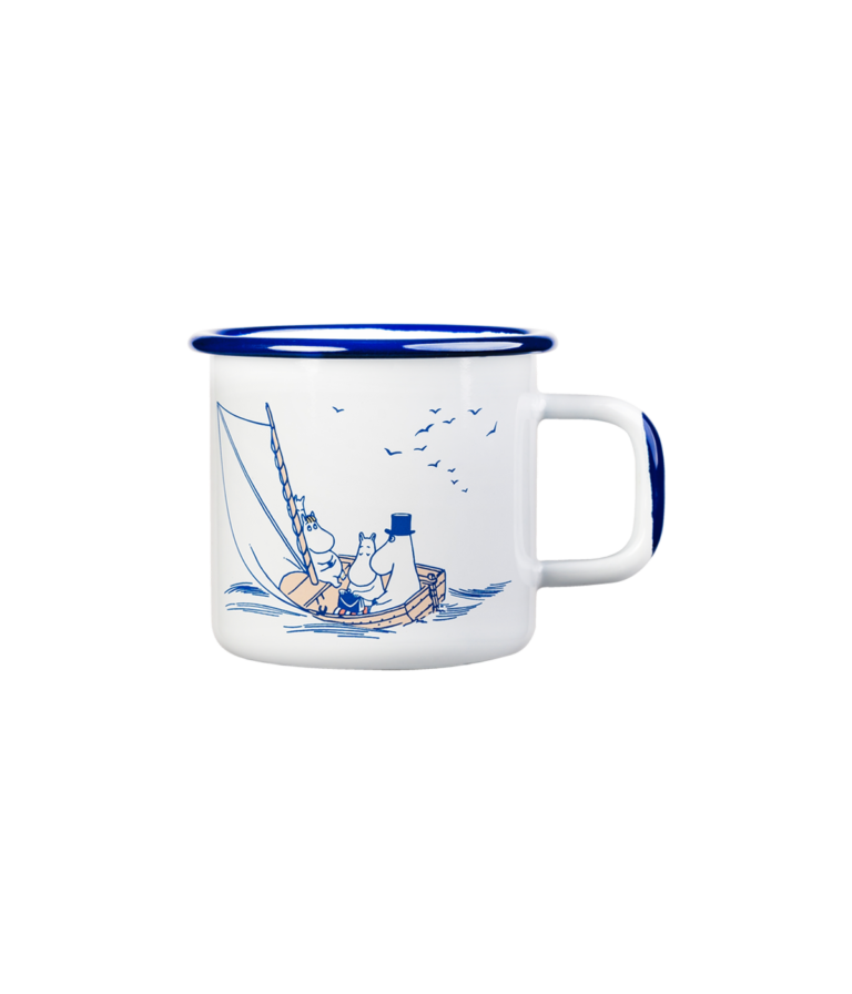 Muurla Moomins Becher aus Emaille 3,7dl Sailors