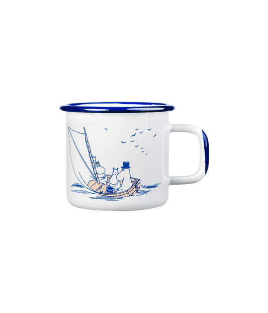 Muurla Moomins Becher aus Emaille 3,7dl Sailors