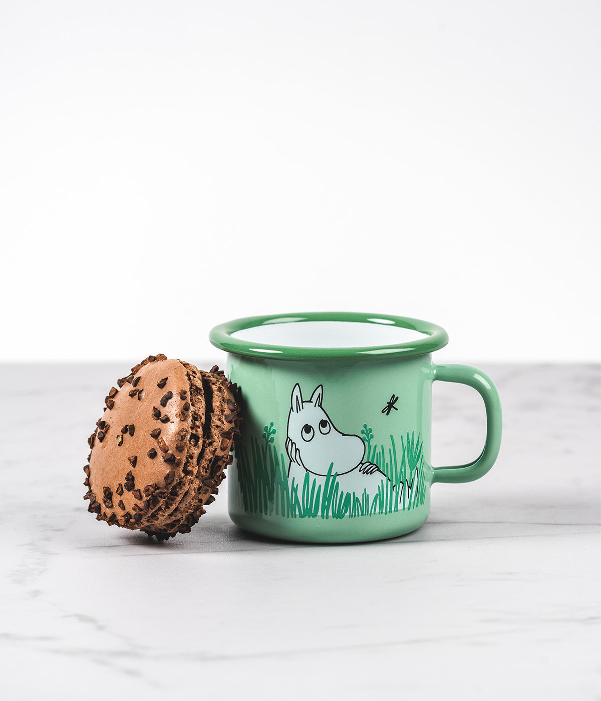 Muurla Moomins Becher aus Emaille, Boys, 2,5dl
