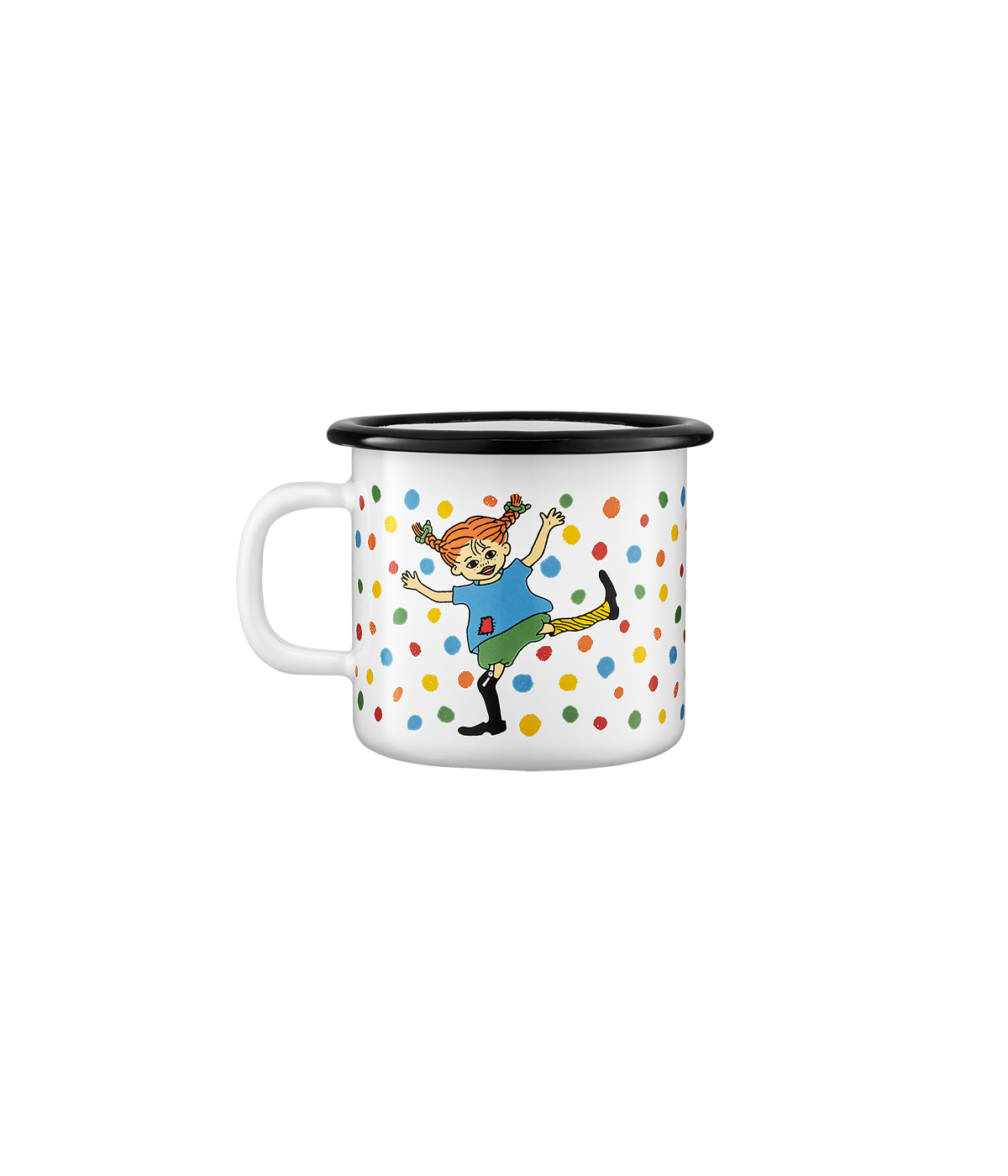 Muurla Becher Emaille Pippi Langstrumpf - Hoppsansa 2,5dl