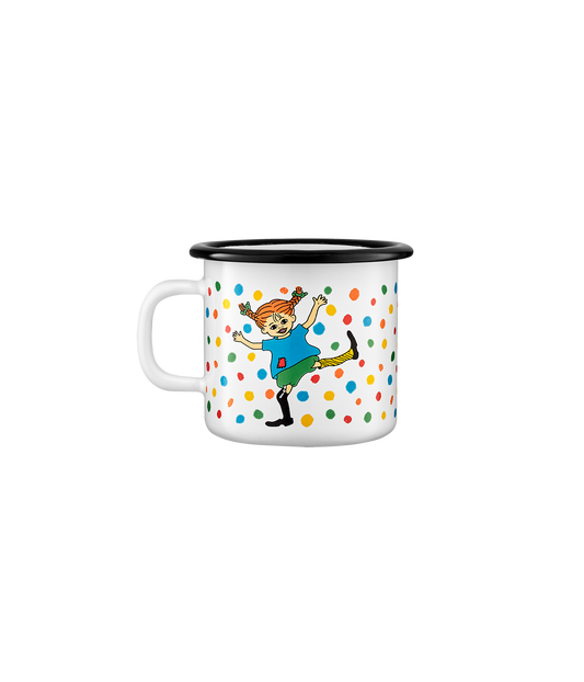 Muurla Becher Emaille Pippi Langstrumpf - Hoppsansa 2,5dl