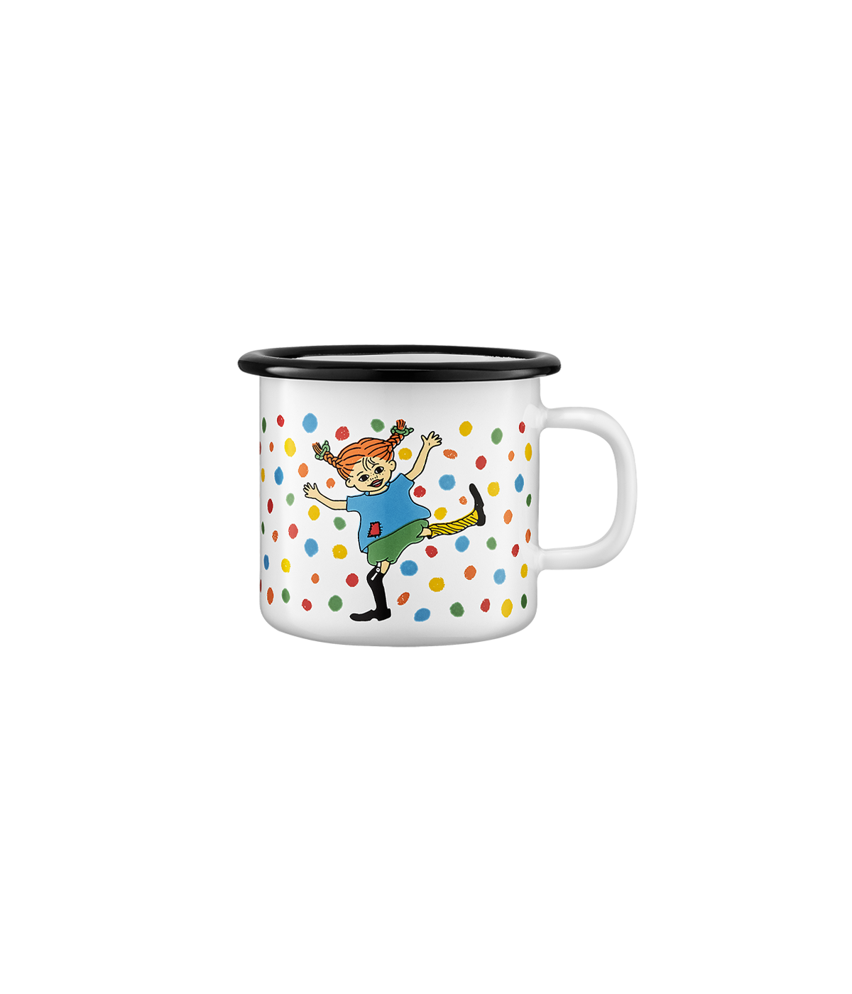 Muurla Becher Emaille Pippi Langstrumpf - Hoppsansa 2,5dl