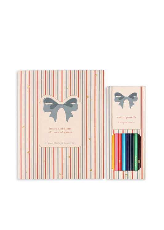 Konges Slojd Activity Book Set, Buch mit Buntstiften