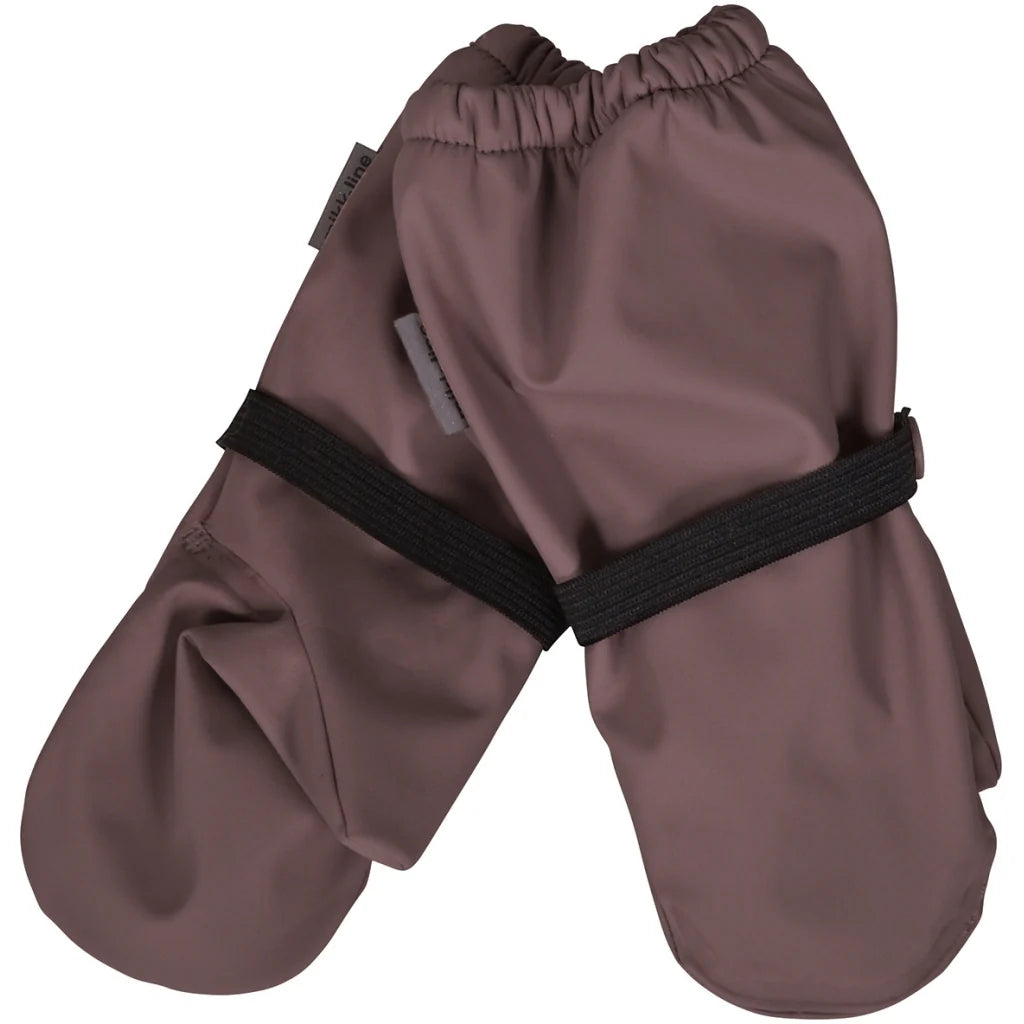Mikk-Line Handschuhe, Rain Mittens Fleece recycled, twilight mauve