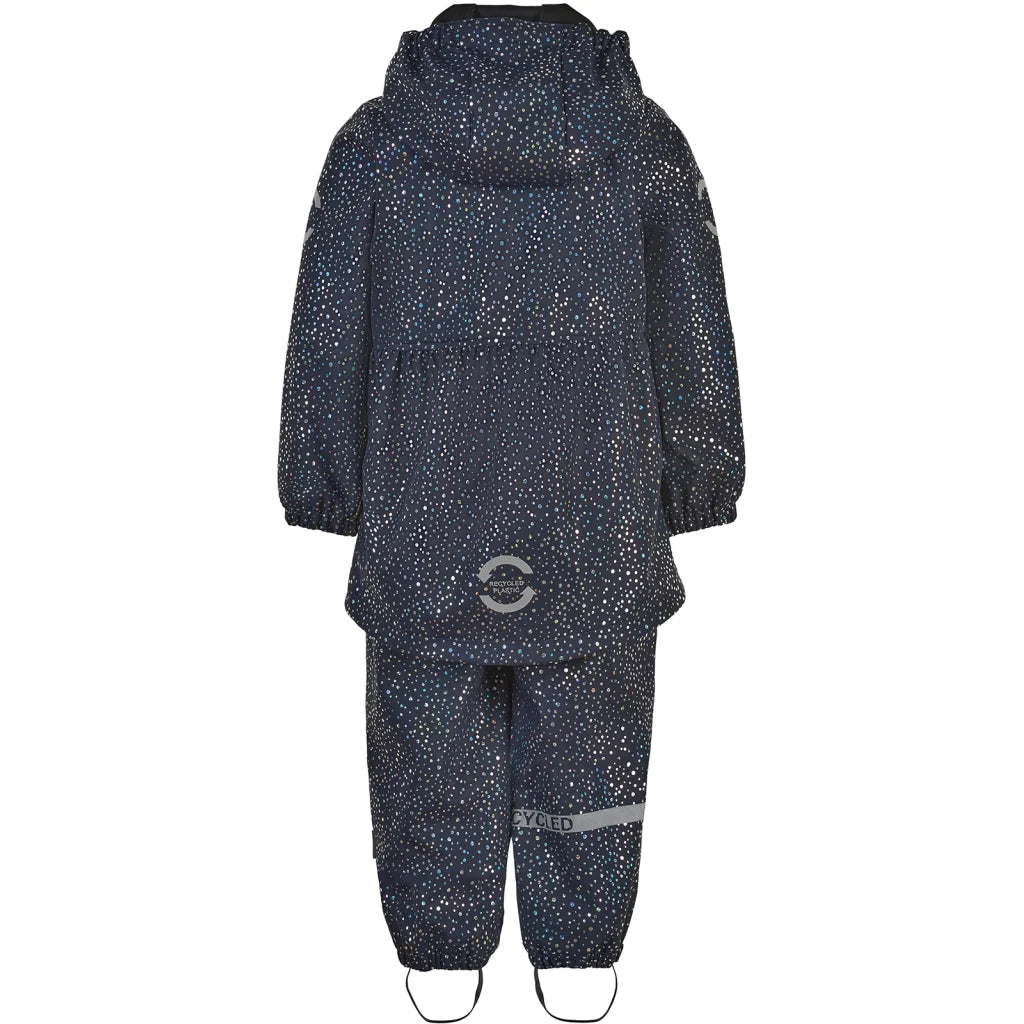 Mikk-Line Regenanzug Blue nights Glitzer