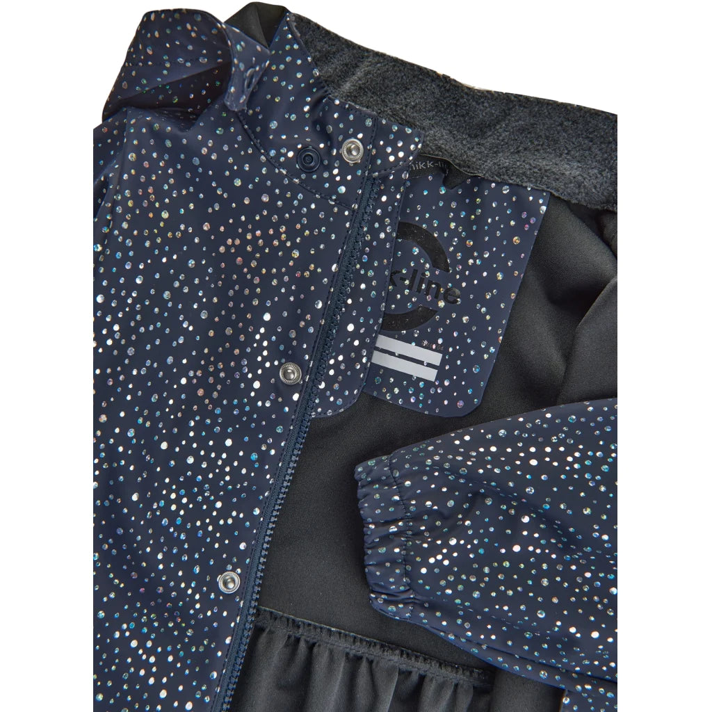Mikk-Line Regenanzug Blue nights Glitzer
