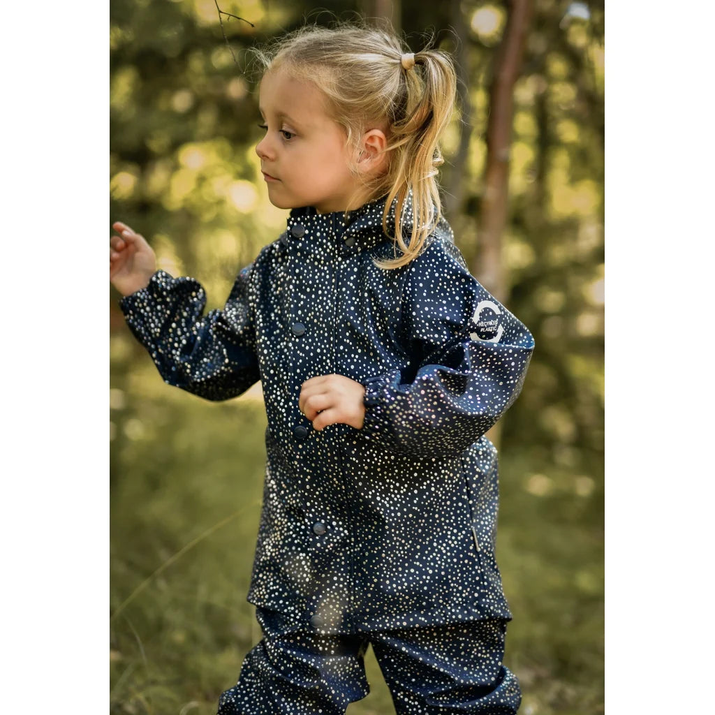 Mikk-Line Regenanzug Blue nights Glitzer