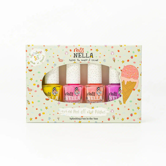 Miss Nella Nagellack Set Summer, Splashing Fun in the Sun, 4er Pack